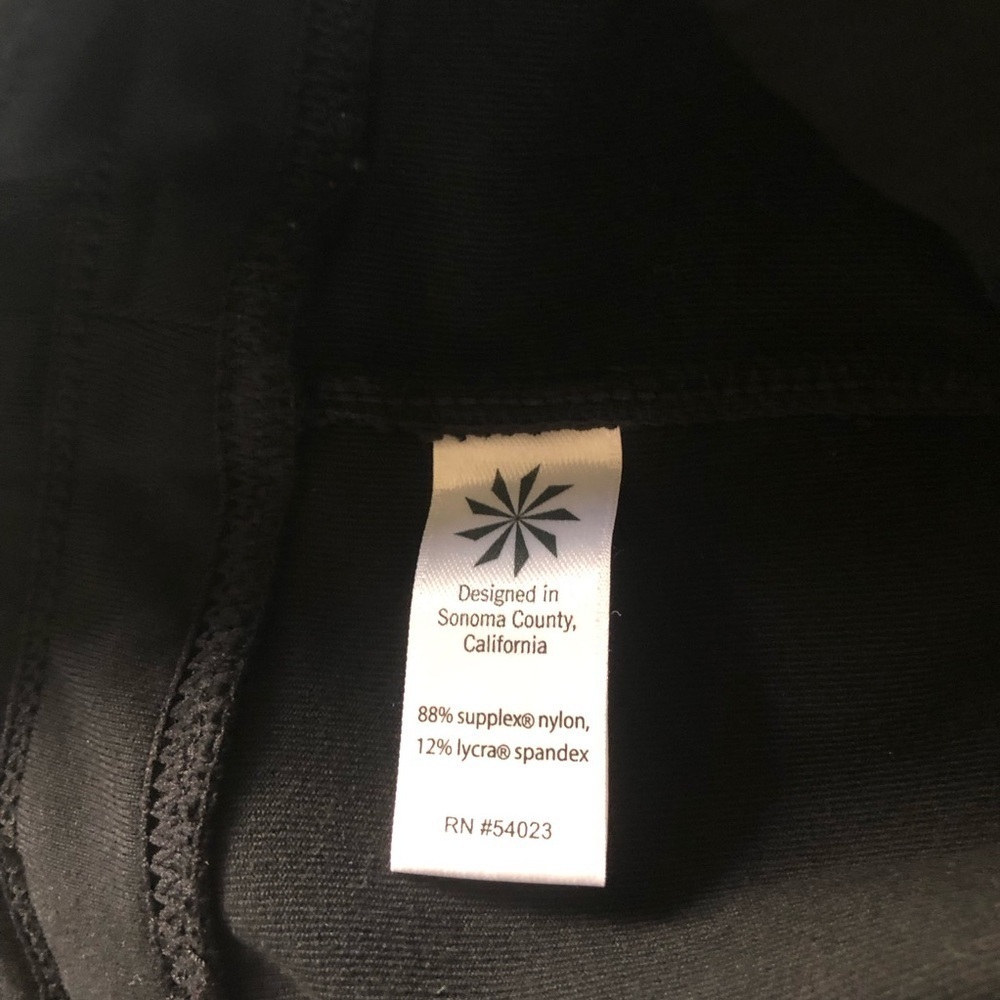 Athleta Metro Black Stretch with Zipper Pockets Active Pants Size M/L - Picture 9 of 16